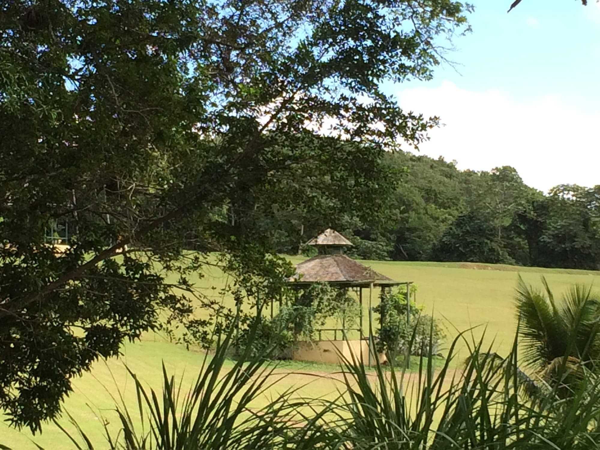 The park name set into the hillside